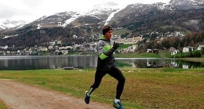 Adam Czerwiński trenuje w Alpach Szwajcarskich FOT. ARCHIWUM ADAMA CZERWIŃSKIEGO.