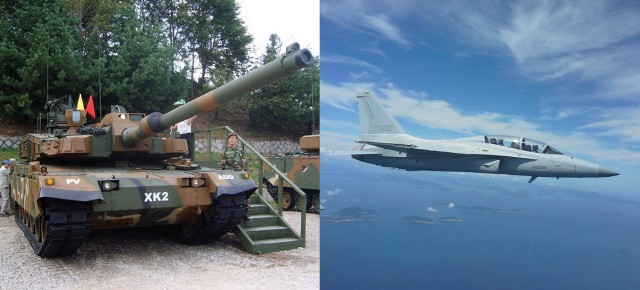 Polska zamierza kupić czołgi K2 oraz samoloty FA-50 z Korei Południowej.