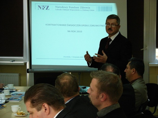 - Rok 2010 będzie trudny dla służby zdrowia - mówił dyrektor lubuskiego oddziału NFZ Stanisław Łobacz do starostów.