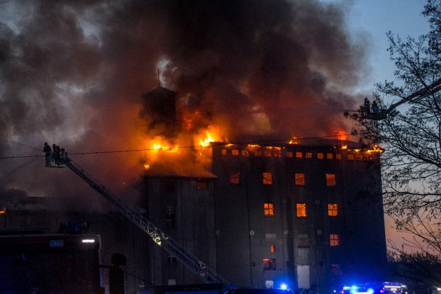 Pożar młyna na Nadolniku