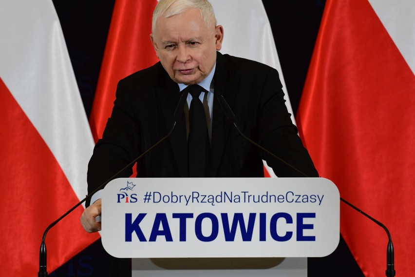 Jarosław Kaczyński w Katowicach