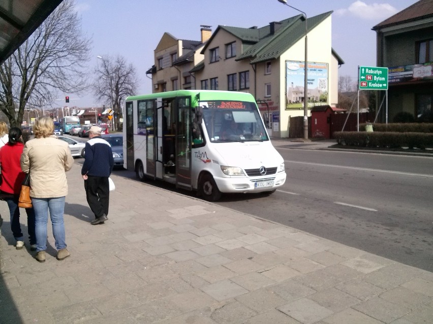Autobus linii PS1, marzec 2015 r.