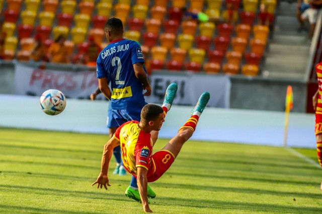 Jagiellonia - Miedź 2:1. To był bardzo emocjonujący mecz.