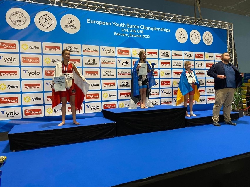Sumo. Medale mistrzostw Europy zawodników Master Łódź
