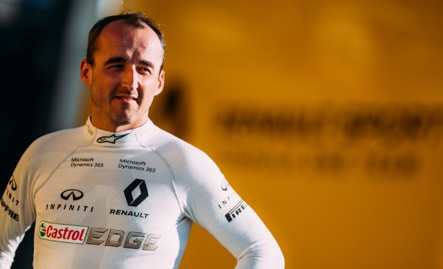 Robert Kubica jeszcze podczas testów w Renault