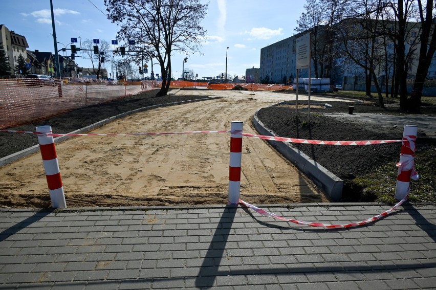 Trwa budowa nowego parkingu w okolicach ulic Pułaskiego i...