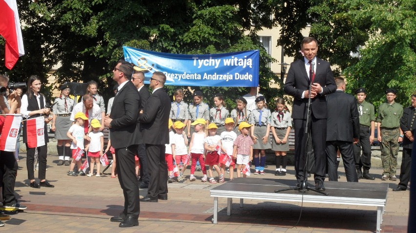 Prezydent Andrzej Duda w Tychach