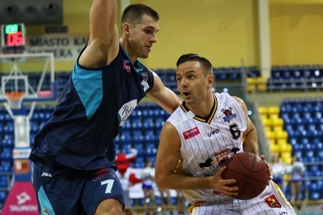 Tomasz Ochońko zdobył 8 punktów dla BM Slam Stali w niedzielnym meczu z AZS Koszalin