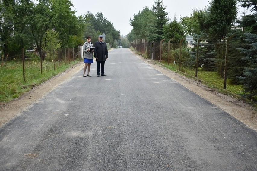 Budowa drogi w Nieznamierowicach na terenie gminy Rusinów została zakończona