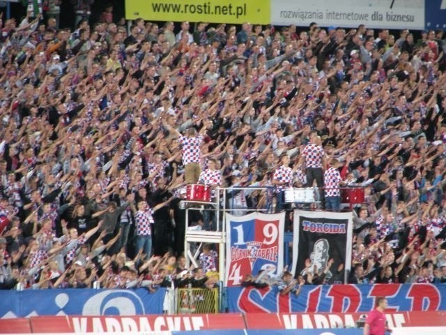 Górnik Zabrze 1:0 Sandecja Nowy Sącz (trybuny)