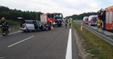 Wypadek na S3 na odcinku Gorzów - Szczecin. Osobówka zderzyła się z ciężarówką. Są ranni, a droga jest zablokowana