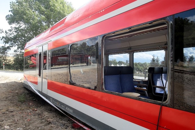 "Porzucony" pociąg w Kołbaskowie
