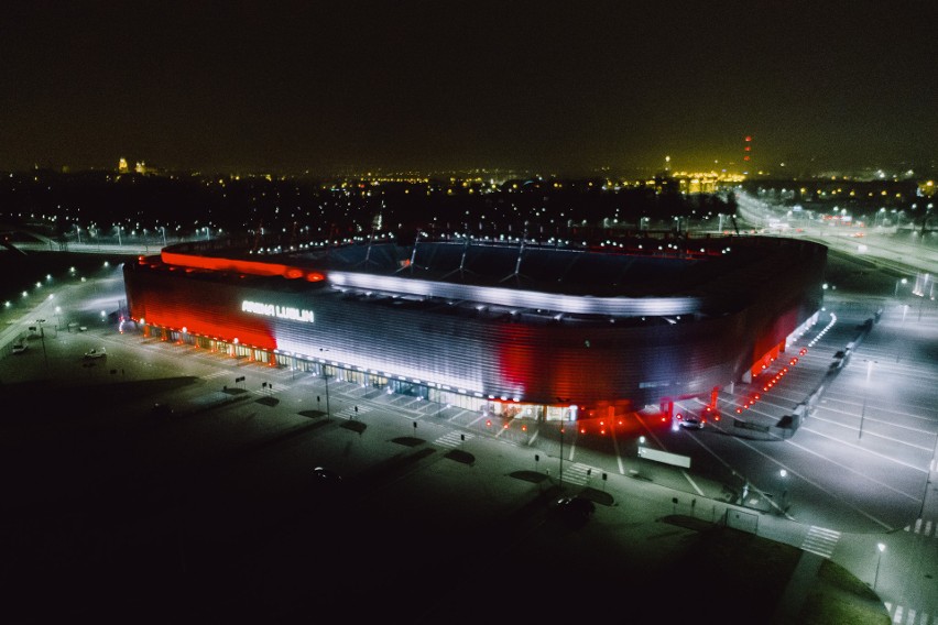 Arena Lublin zostanie podświetlona na biało-czerwono