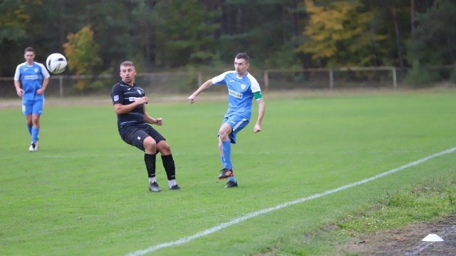 Michał Jeziorski ze Spartakusa Daleszyce zanotował 3 bramki w ubiegły weekend przeciwko drużynie Orlicza Suchedniów.