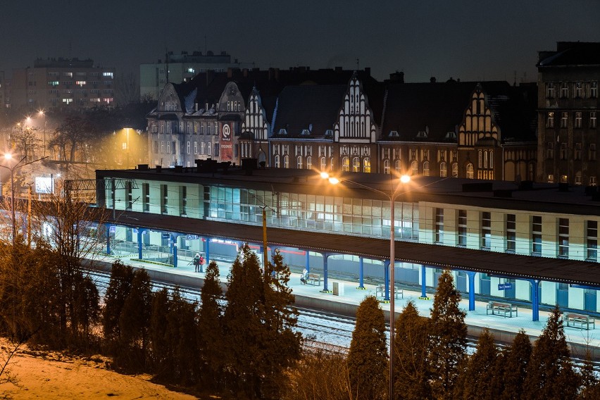 Zabrze nocą