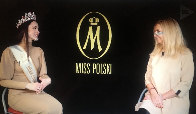 Anna-Maria Jaromin z Katowic, Miss Polski 2020 była gościem Dziennika Zachodniego