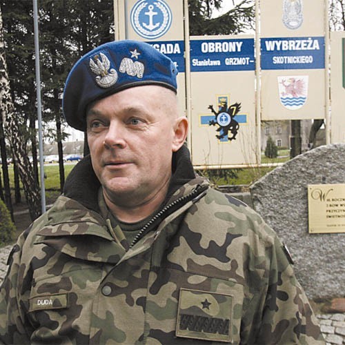 Generał Grzegorz Duda, dowódca 7. Brygady Obrony Wybrzeża.