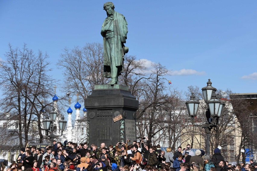 Rosja: Protesty w Moskwie. 500 osób zatrzymanych, wśród nich Aleksiej Nawalny [ZDJĘCIA] [VIDEO]