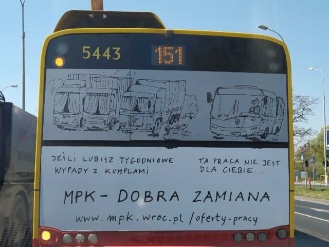 MPK w reklamie wyśmiewa kierowców ciężarówek? | Gazeta Wrocławska