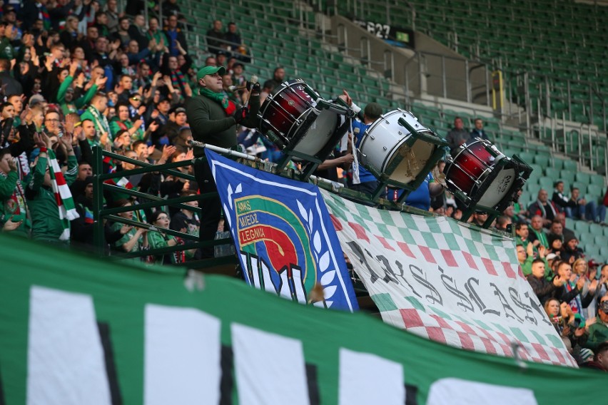 Kibice na meczu Śląsk - Miedź Legnica 0:0 (2.04.2019)