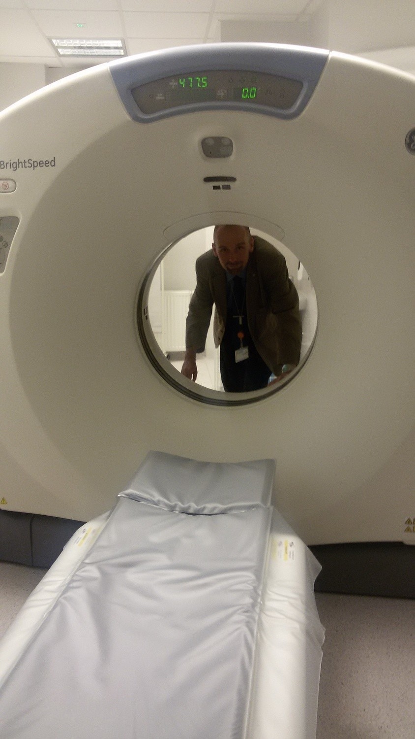 Pracownia tomografii komputerowej w szpitalu w Murckach