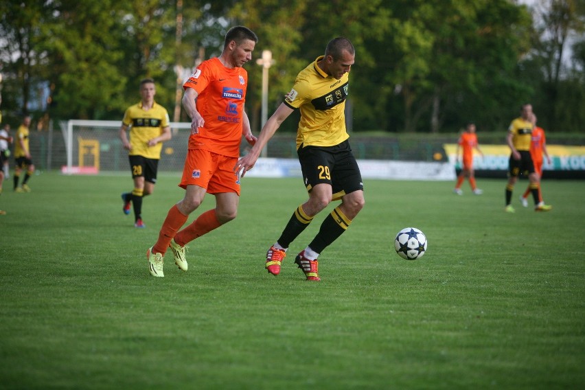 GKS Katowice - Termalica Nieciecza 1:1 [RELACJA, ZDJĘCIA]. Mistrzowie samobójów z Bukowej