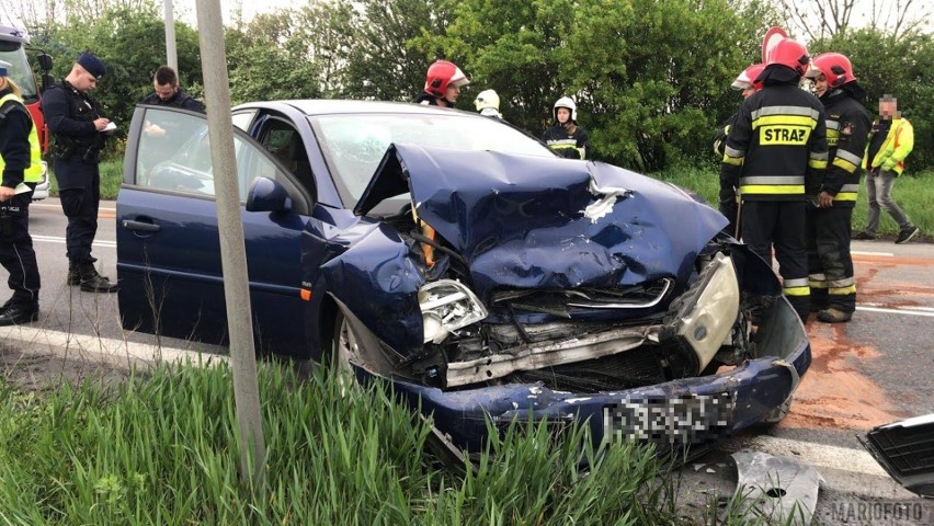 Jak wstępnie ustalili policjanci, 45-latek w renault...