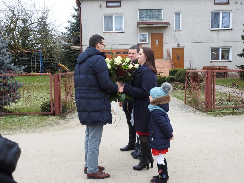 Premier Mateusz Morawiecki z wizytą w Podlaskiem. Odwiedził...