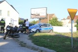 Wypadek motocyklisty pod Wrocławiem [ZDJĘCIA]