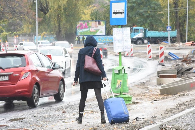 02.11.2020. Trwa remont ulicy Zjednoczenia w Zielonej Górze