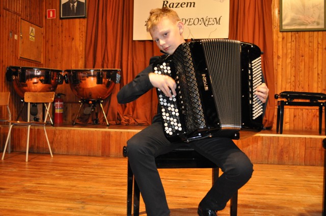 Mikołaj Skopek z Radomia zajął I miejsce na festiwalu akordeonowym w Puławach