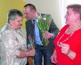Baranów Sandomierski, Panie dostały bieżnik, kwiaty, czekoladę i życzenia zdrowia 