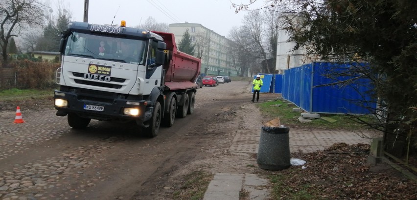 To już naprawdę początek robót przy budowie tunelu łączącego...