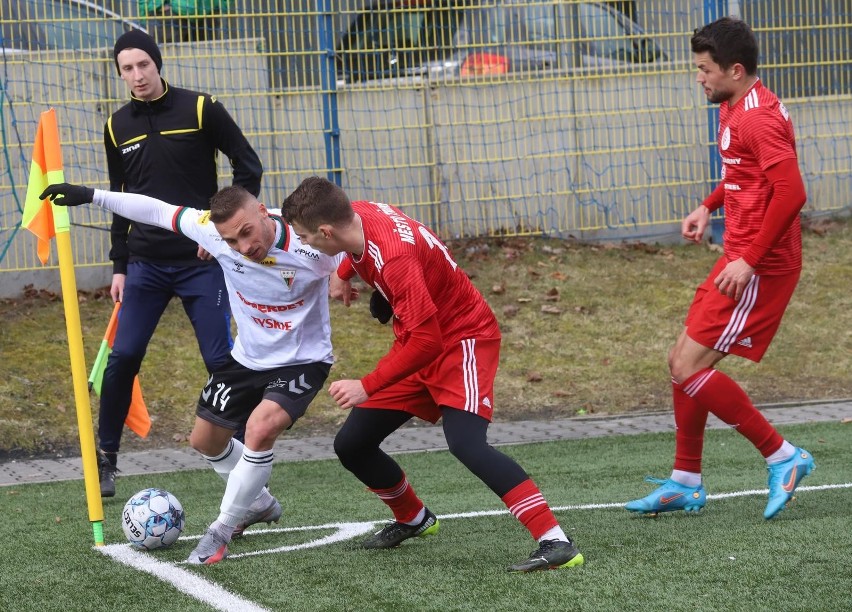 19.02.2022. Sparing: GKS Tychy - FK Fotbal Trinec....