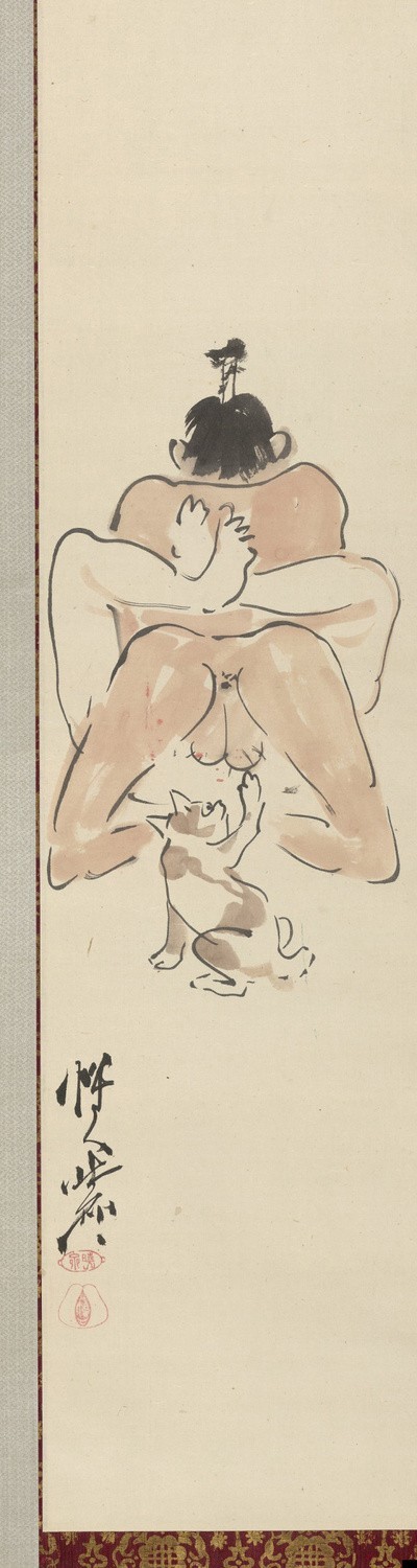 Fragment satyrycznego komiksu. Kawanabe Kyōsai (1831–1889)