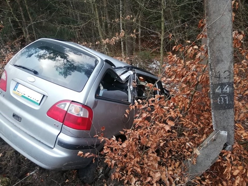 Do wypadku doszło dziś po godzinie 16 koło miejscowości...