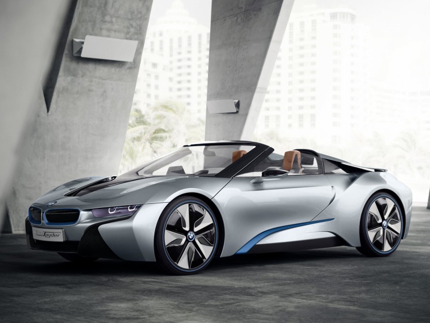 BMW i8 Spyder bazujące oczywiście na wariancie coupe,...