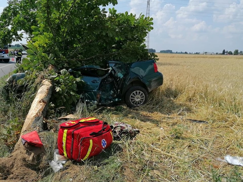 Wypadek na trasie Szczuczyn - Bzury