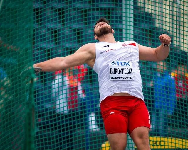 Rzut Dyskiem Konrad BukowieckiMistrzostwa Świata Juniorów w Lekkoatletyce 2016