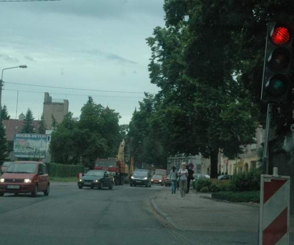 Ulica Katowicka w Kluczborku