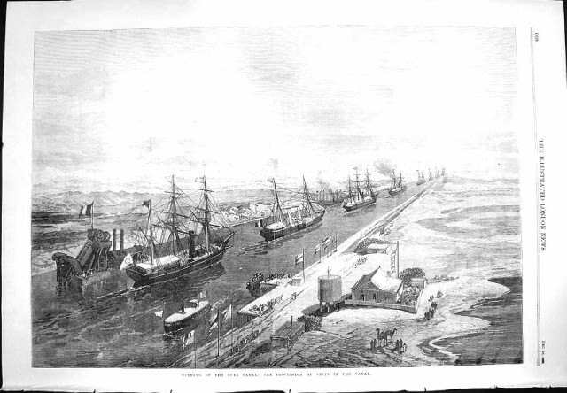 17 listopada 1869 r.: pierwsze statki w kanale