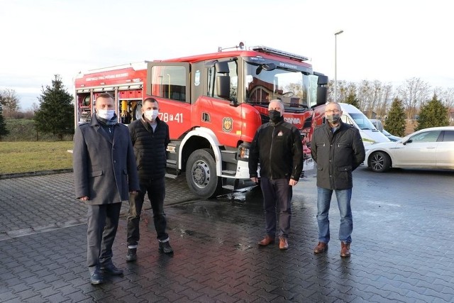 Wyposażona w nowoczesny sprzęt scania robi wrażenie