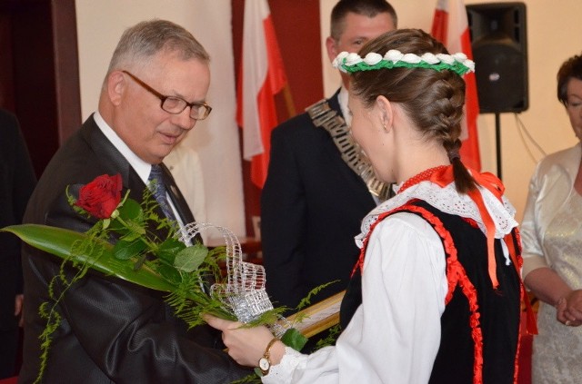 Tytuł Honorowego Obywatela Gminy Żnin otrzymał Andrzej Wybrański.