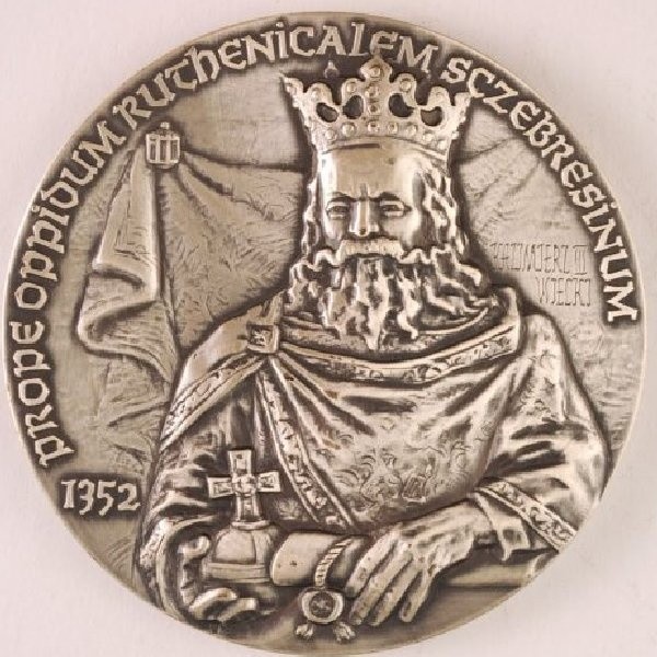 Medal 650 lat Szczebrzeszyna &#8211; Kazimierz III Wielki