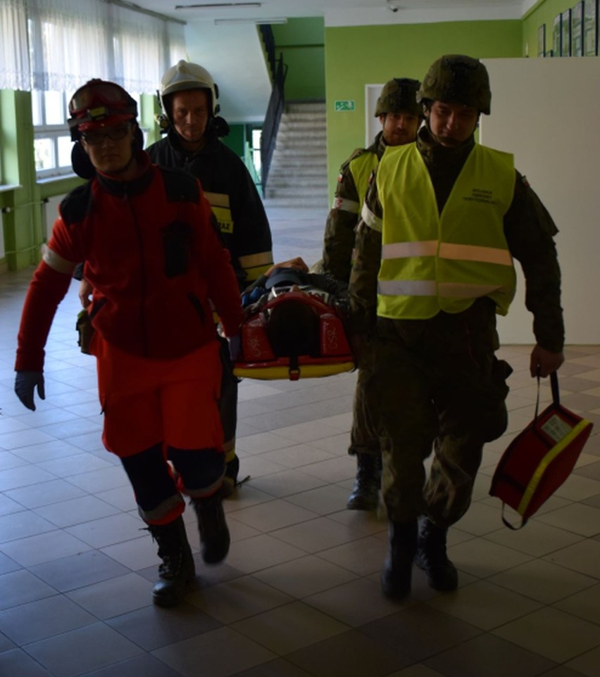 Ćwiczenia terytorialsów w Lublinie. Sprawdzali, czy wiedzą, jak się zachować w obliczu katastrofy. Zobacz zdjęcia! 