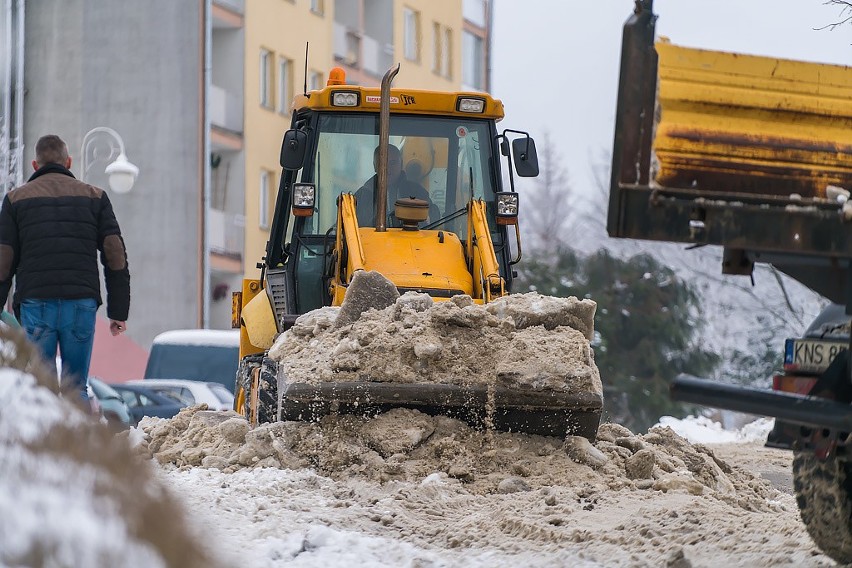 Krynica walczy ze śniegiem