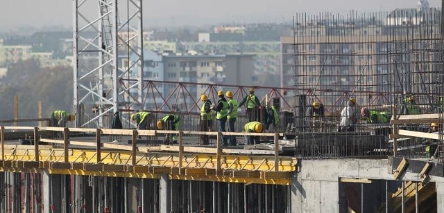 W ciągu dwunastu miesięcy udało się wybudować prawie całą konstrukcję City Center.