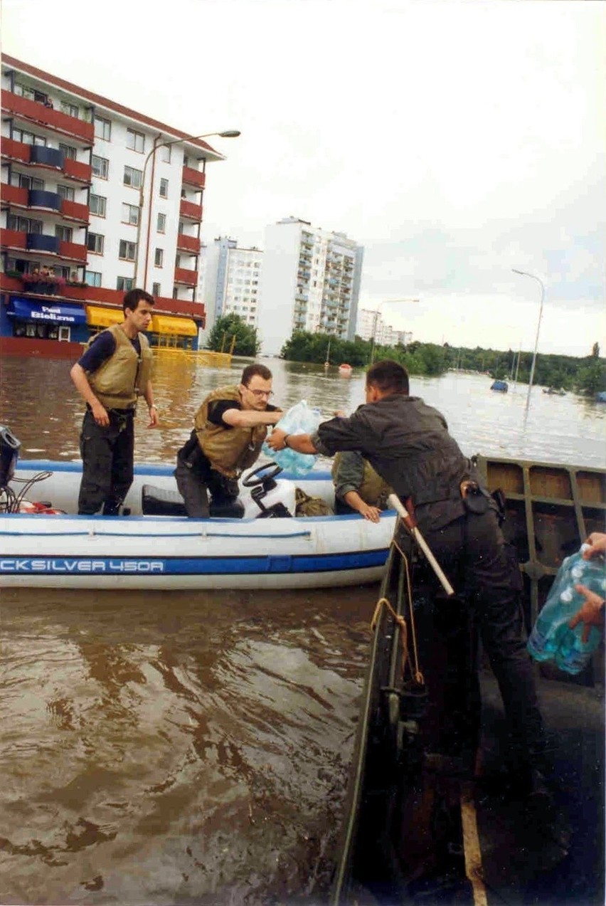 Tak zalany był Wrocław podczas powodzi w 1997 roku