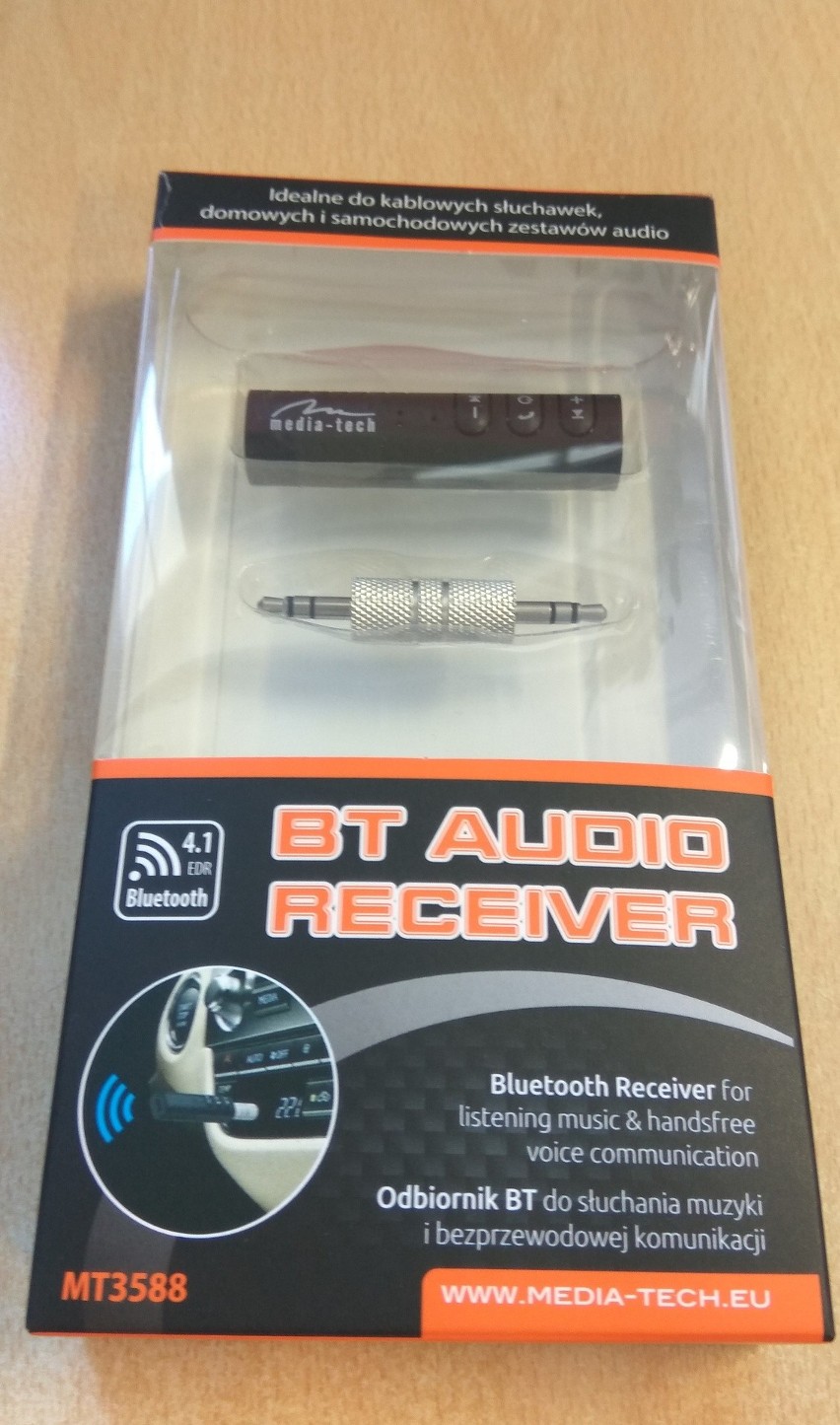 Odbiornik bluetooth Media-Tech BT Audio Reciver MT3588: zmieni każde słuchawki w bezprzewodowe - [NASZ TEST, FILM] - Laboratorium, odc. 15 