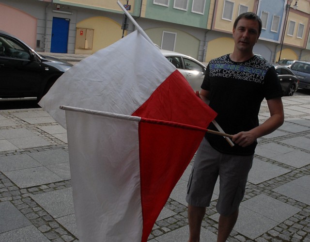 Dariusz Czaja zapewnił nas, że flagi trafią w dobre ręce.